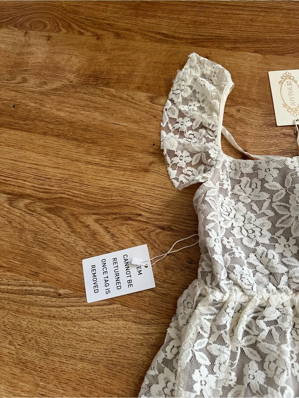 NWT Joyfolie Arly Dress in Birch Size 8Y